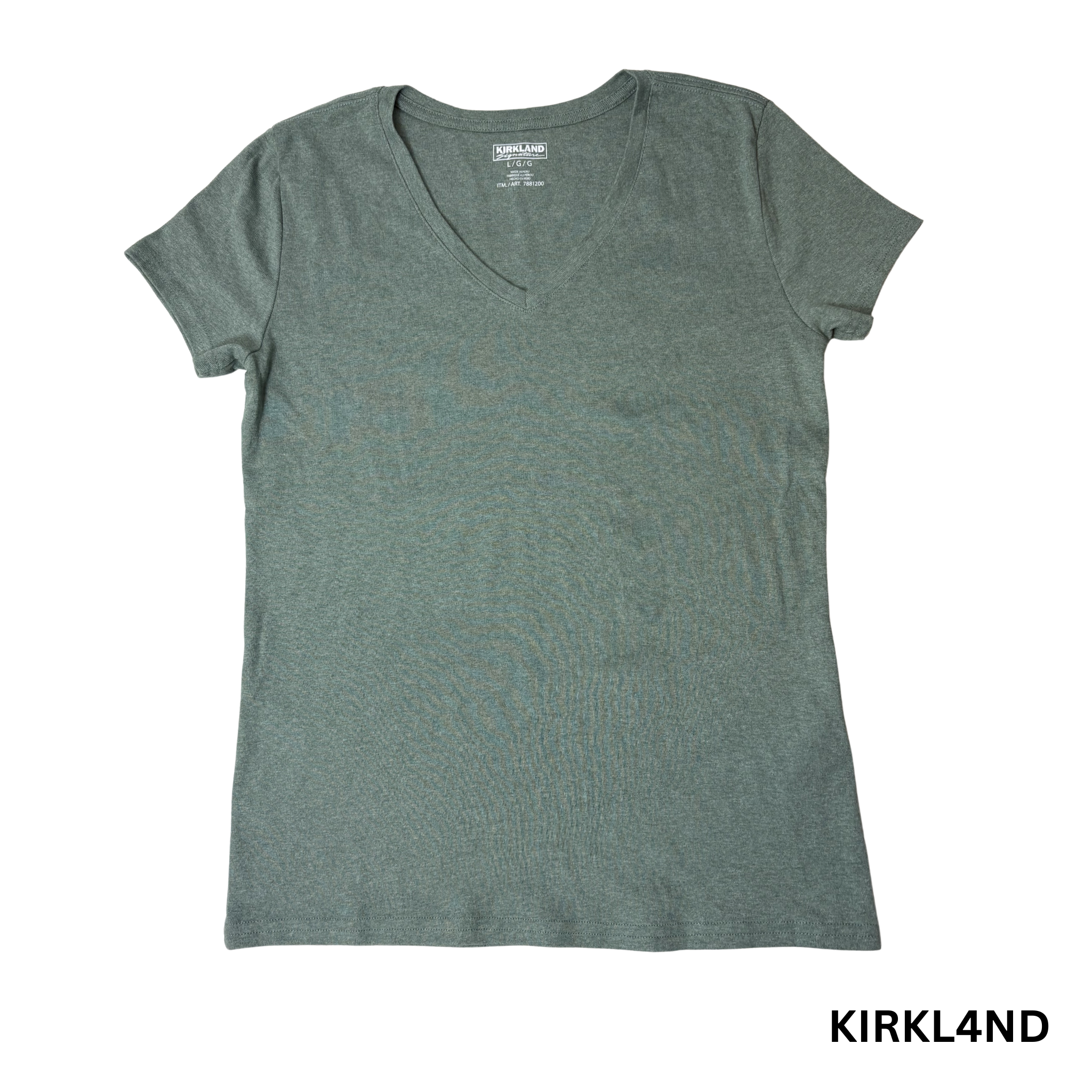 Women’s Green V-Neck T-Shirt