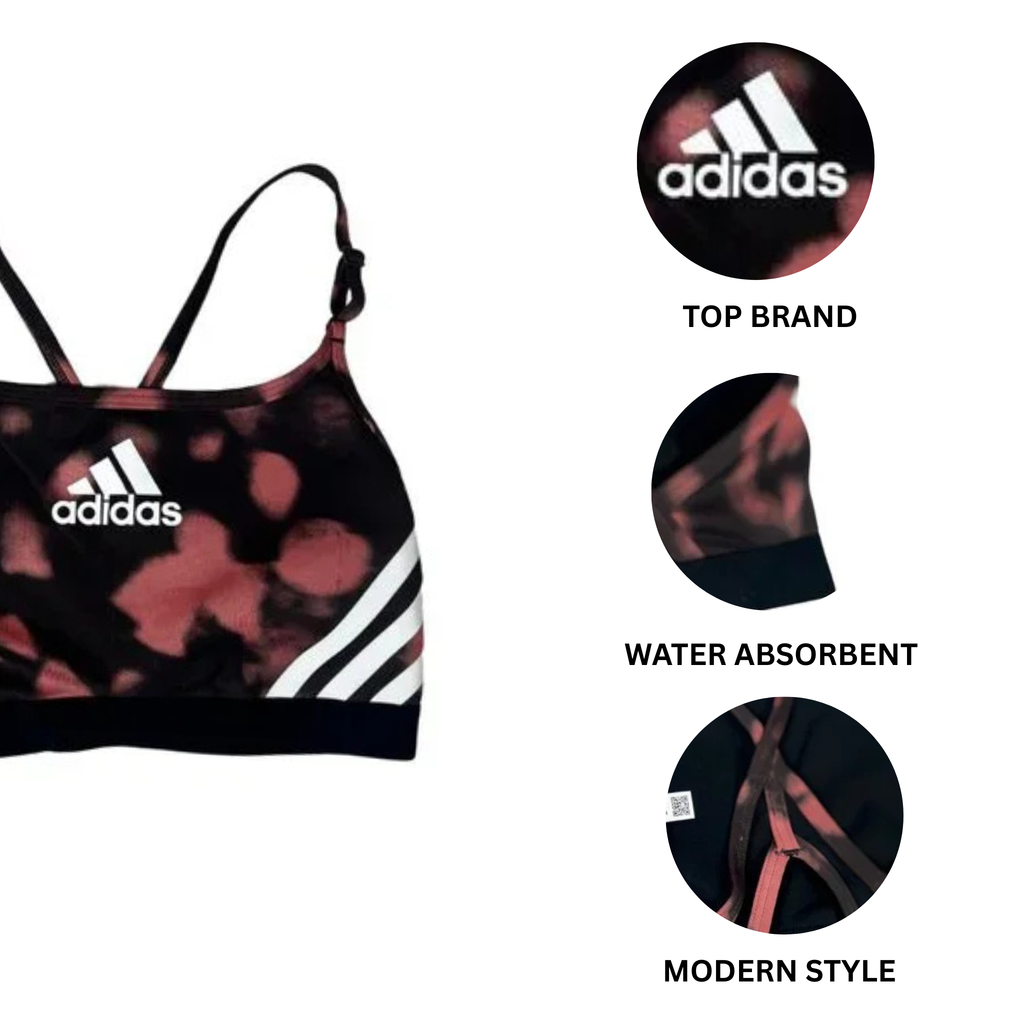 Light-Support Hyperglam Printed Sport Bra - XS