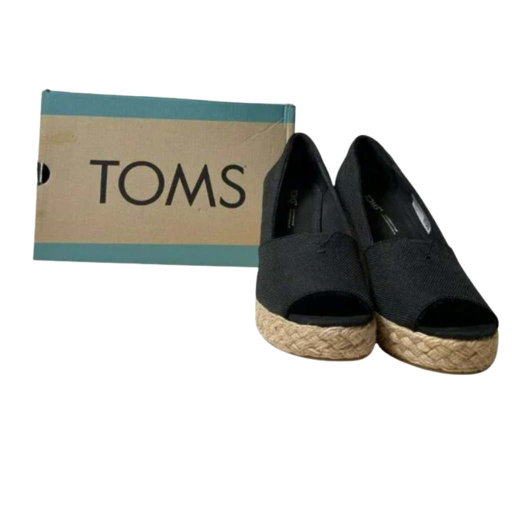 Women’s Michelle Wedge Sandals – Size 7 – Black