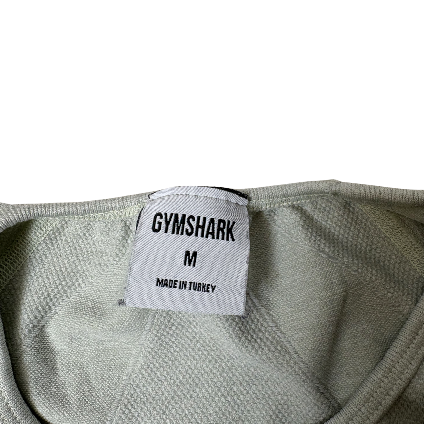 Women’s Soft Lime Green Long Sleeve Crop Top – Size M – Activewear