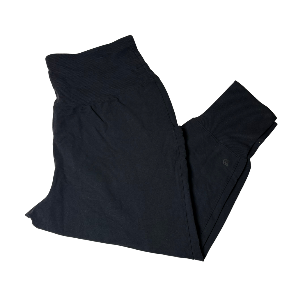 Women's Black High-Rise Joggers - XL