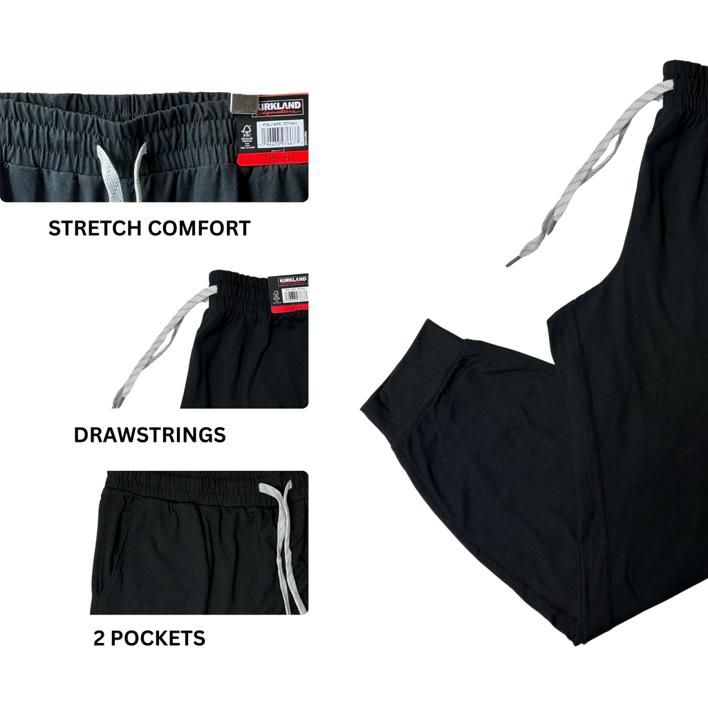 Women's Black Lightweight Joggers - M