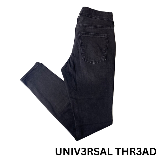 Women's Black Mid-Rise skinny Jeans - 2/26R