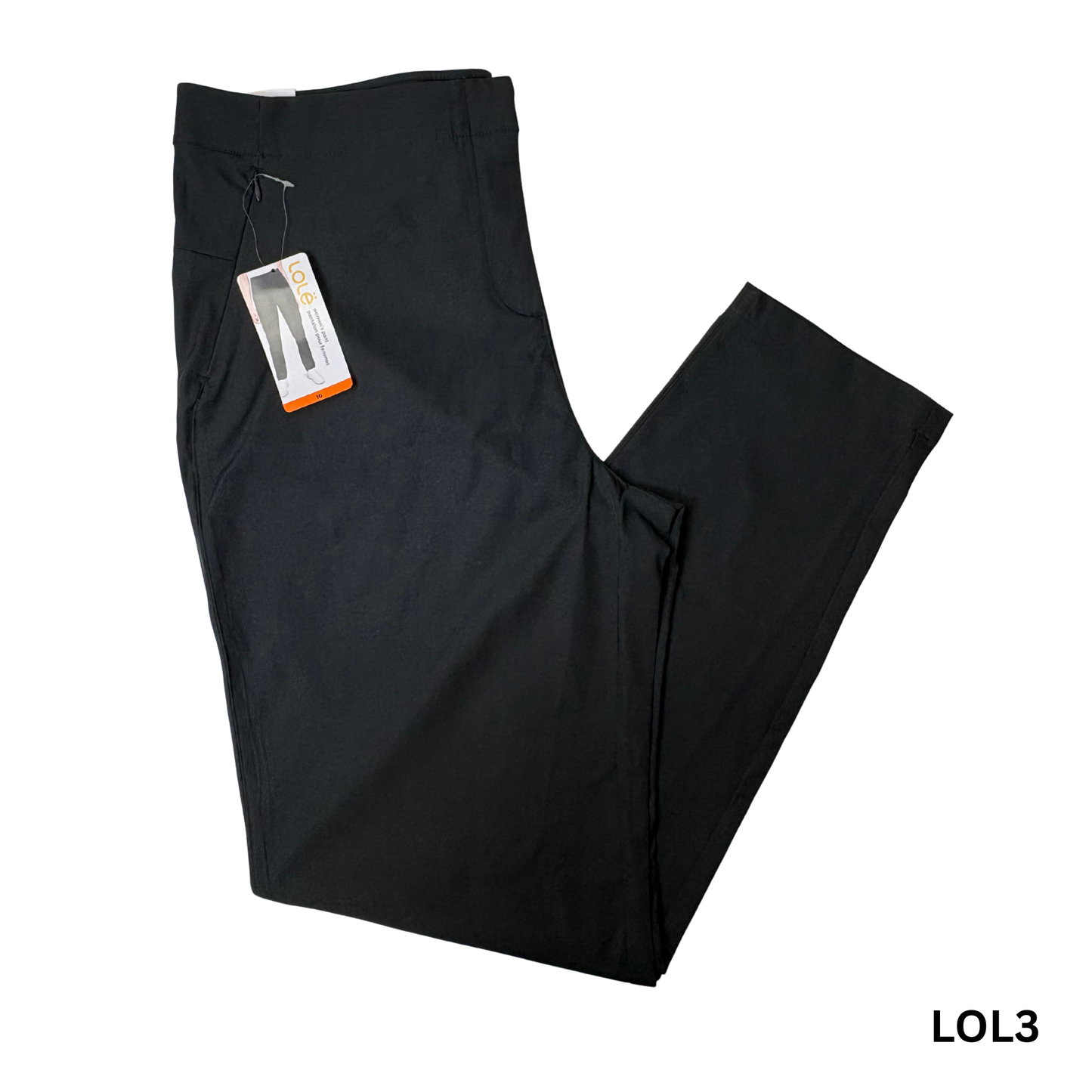 Women's Black Slim Legged Pants - 16