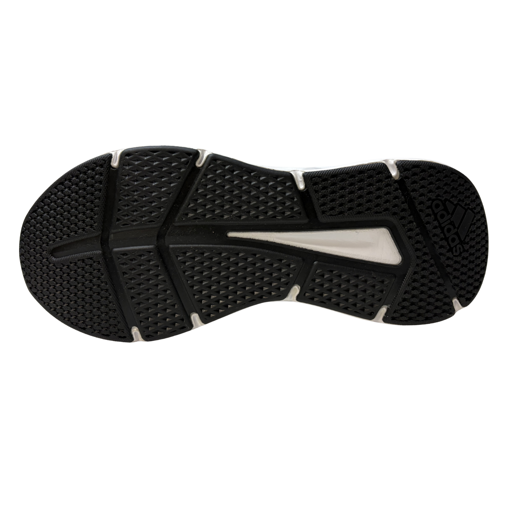 Women's Black and White Galaxy 6 W Running Shoes - 9