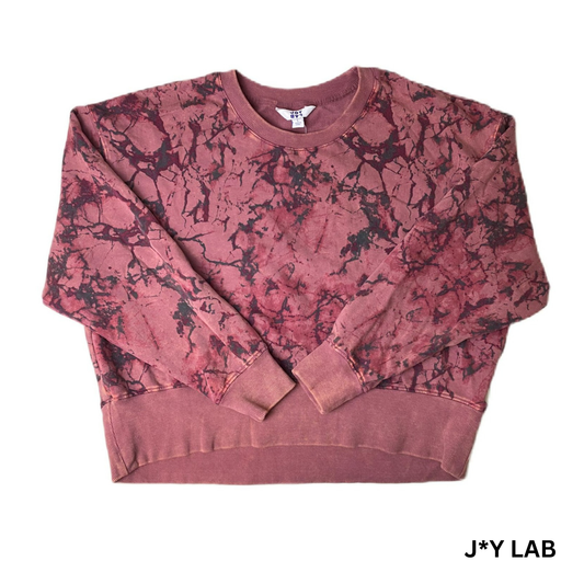 Women's Dark Red Long Sleeve Sweater - L