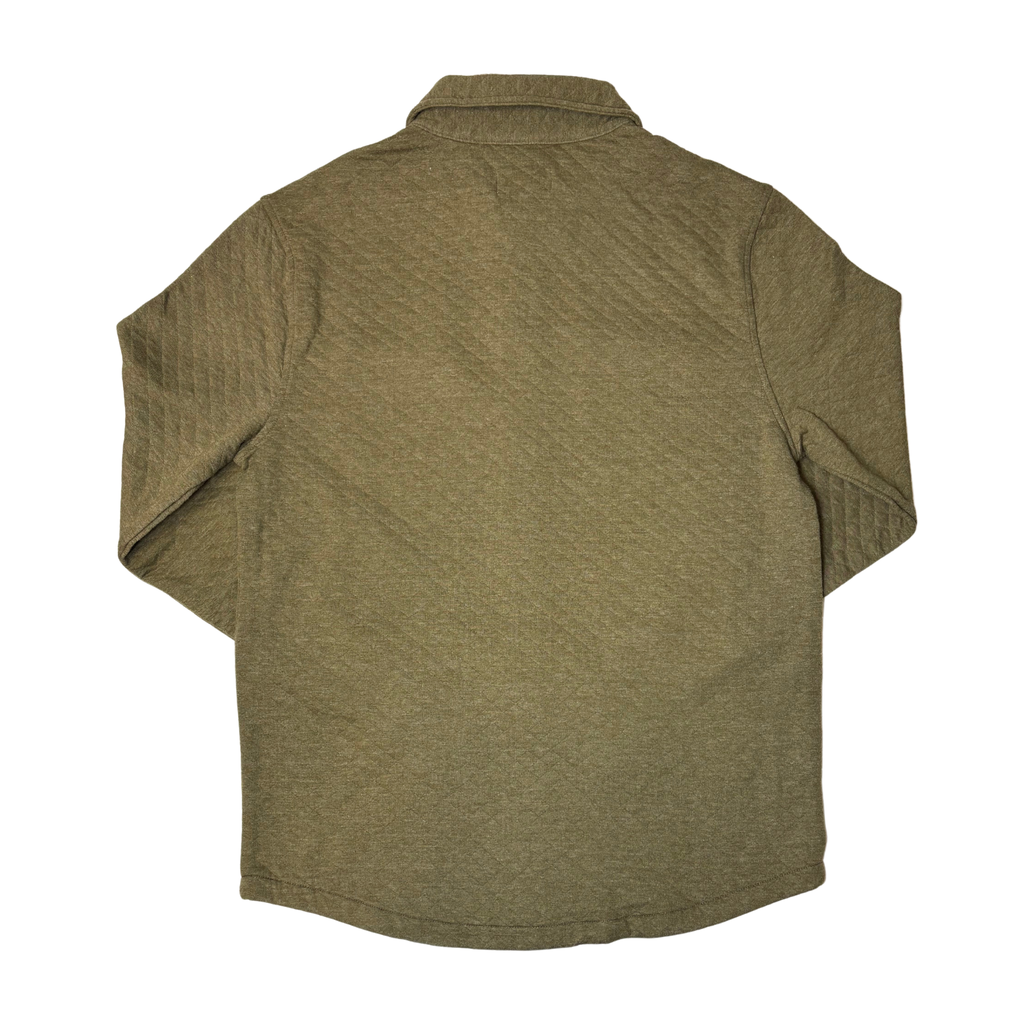 Women's Green Long Sleeve Button-Up Top - M