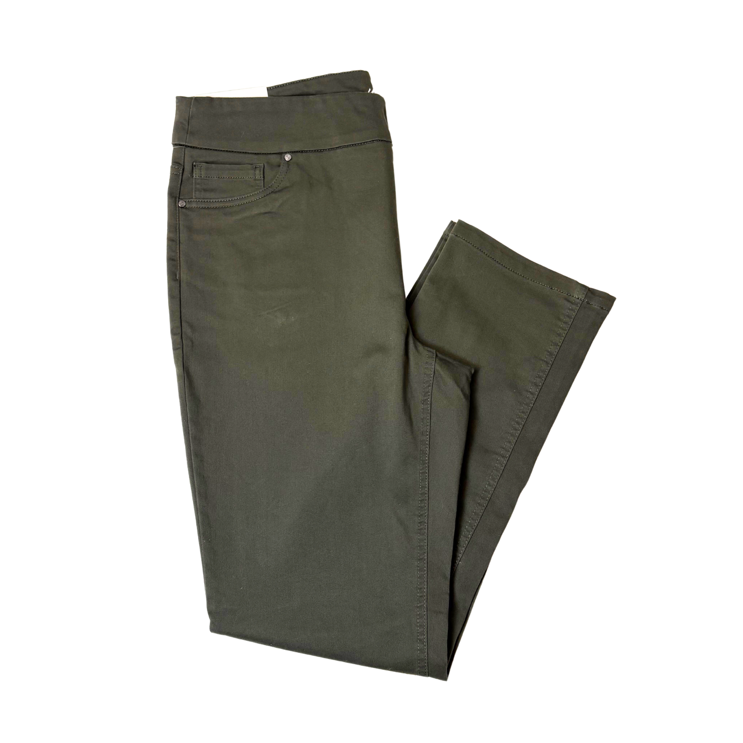 Women's Green Pull-On Pants Size 12