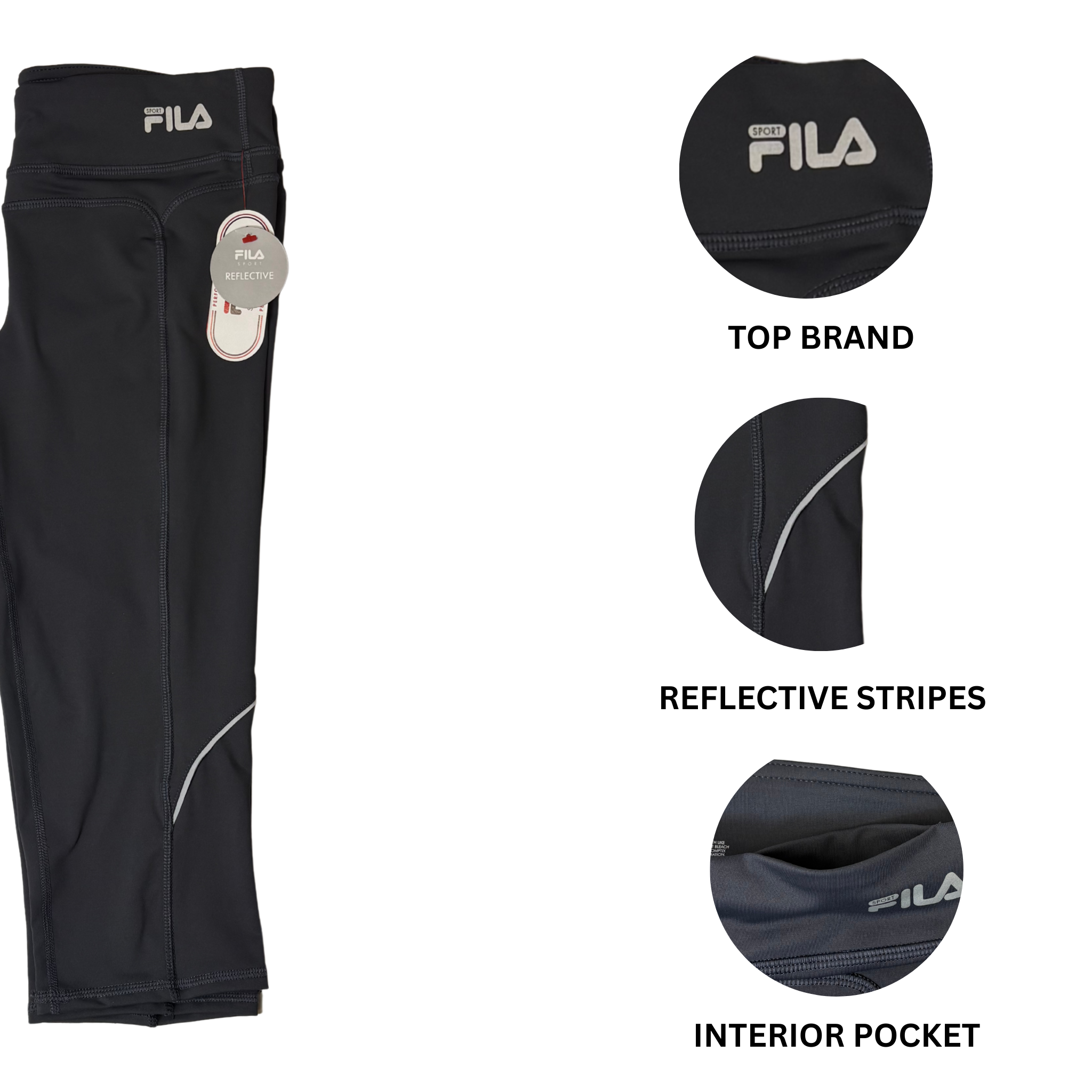 Women's Grey Reflective Sport Shorts - XS