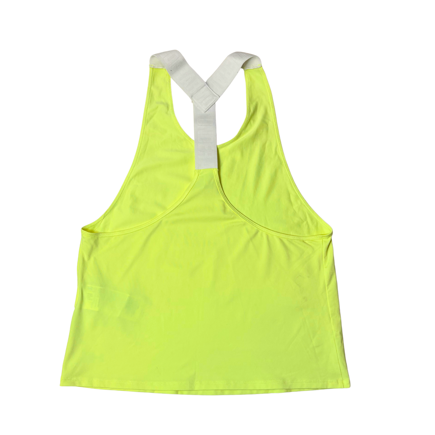 Women's Neon Green Sleeveless Athletic Shirt – Size Small