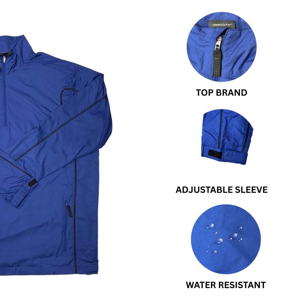 Men's Blue Golf Jacket - XL