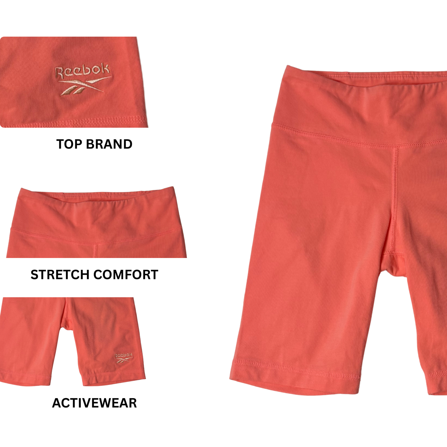 Women's Orange Bike Shorts - XS