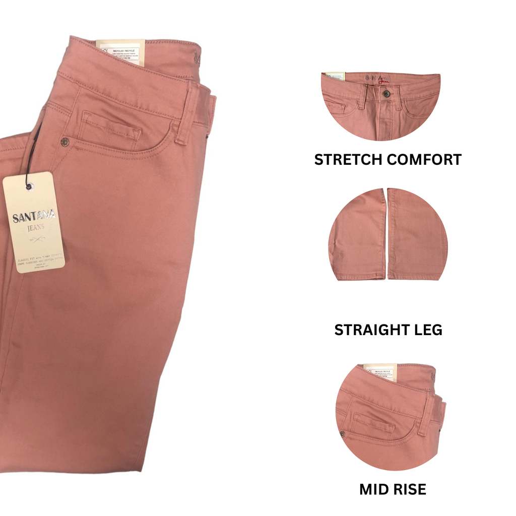 Women's Peach Jeans Classic Fit - Size 6