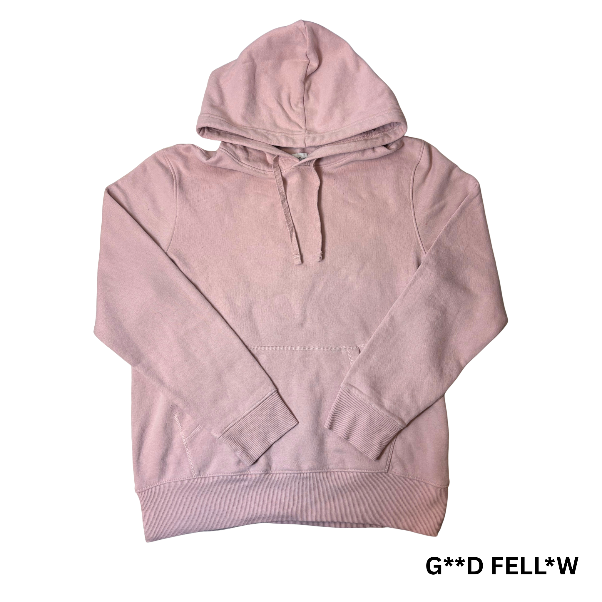 Women's Pink Ultra Soft Fleece Hooded Sweater - L