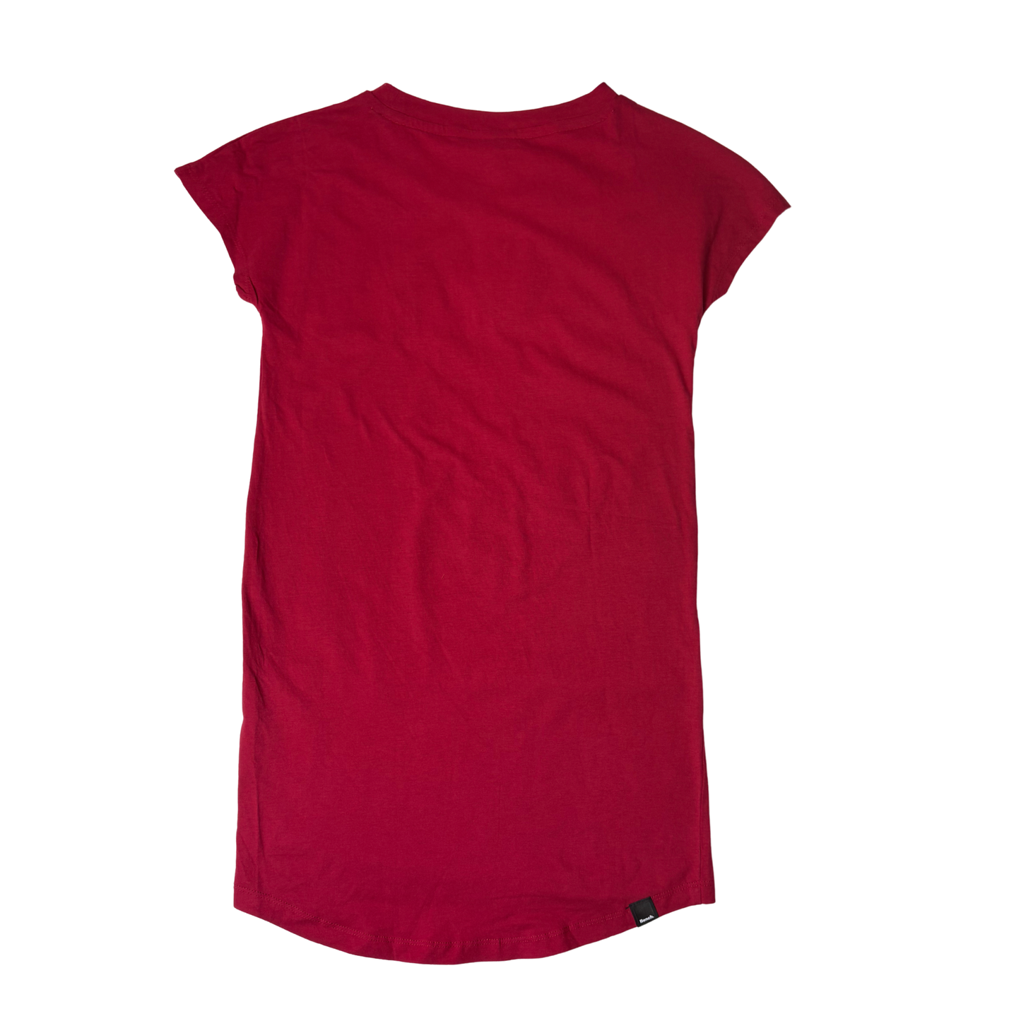 Women's Red Long Mountain Graphic T-Shirt - S