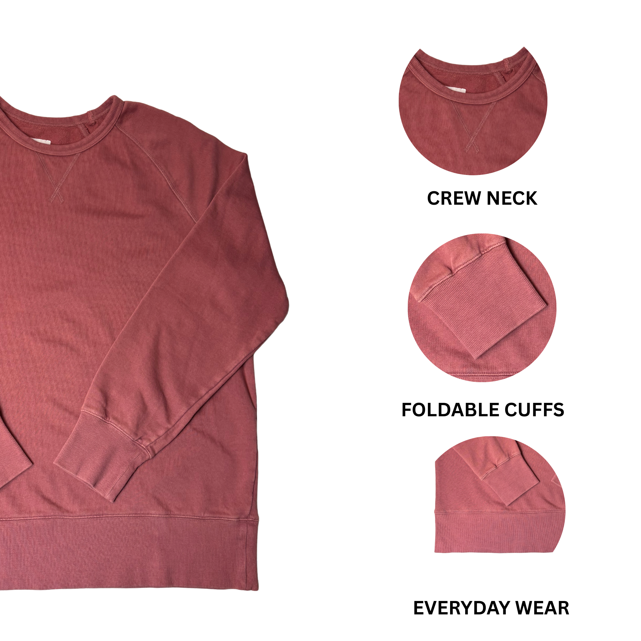 Women's Red Long Sleeve Sweater - XL