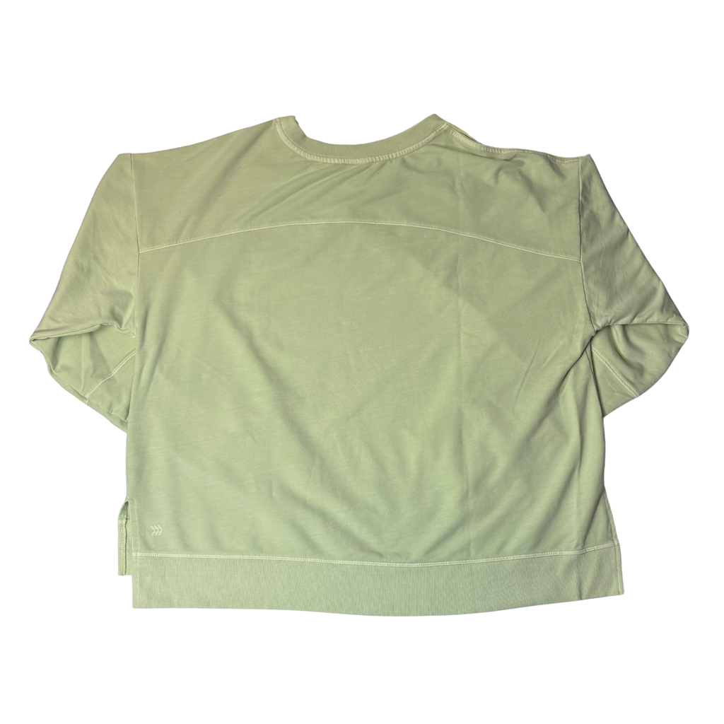 Women's Sage Green French Terry Sweatshirt - XXL