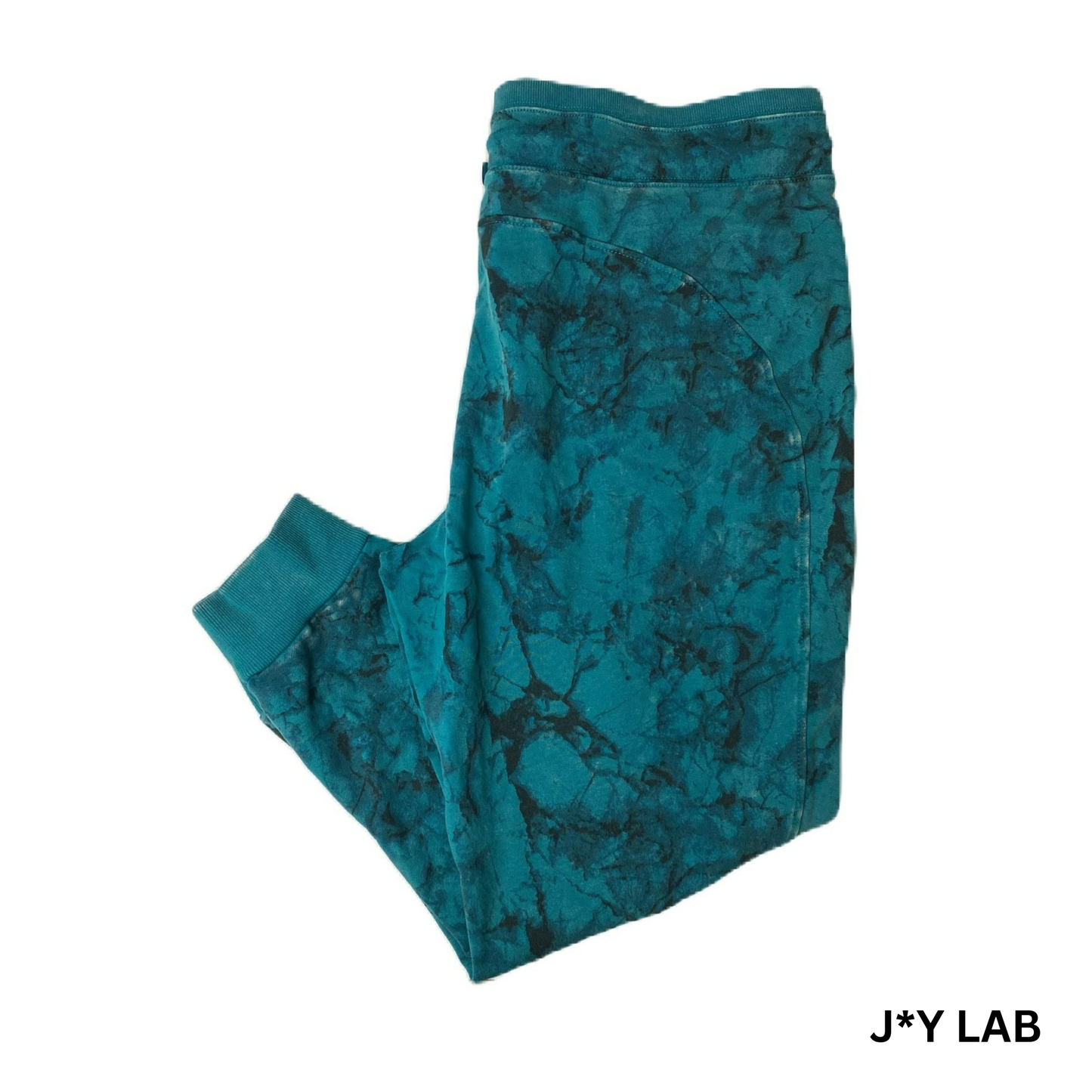 Women's Teal Spruce Marble Joggers - XL