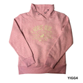 Girls Pink Graphic High Neck Sweatshirt – Size 11-12 Years