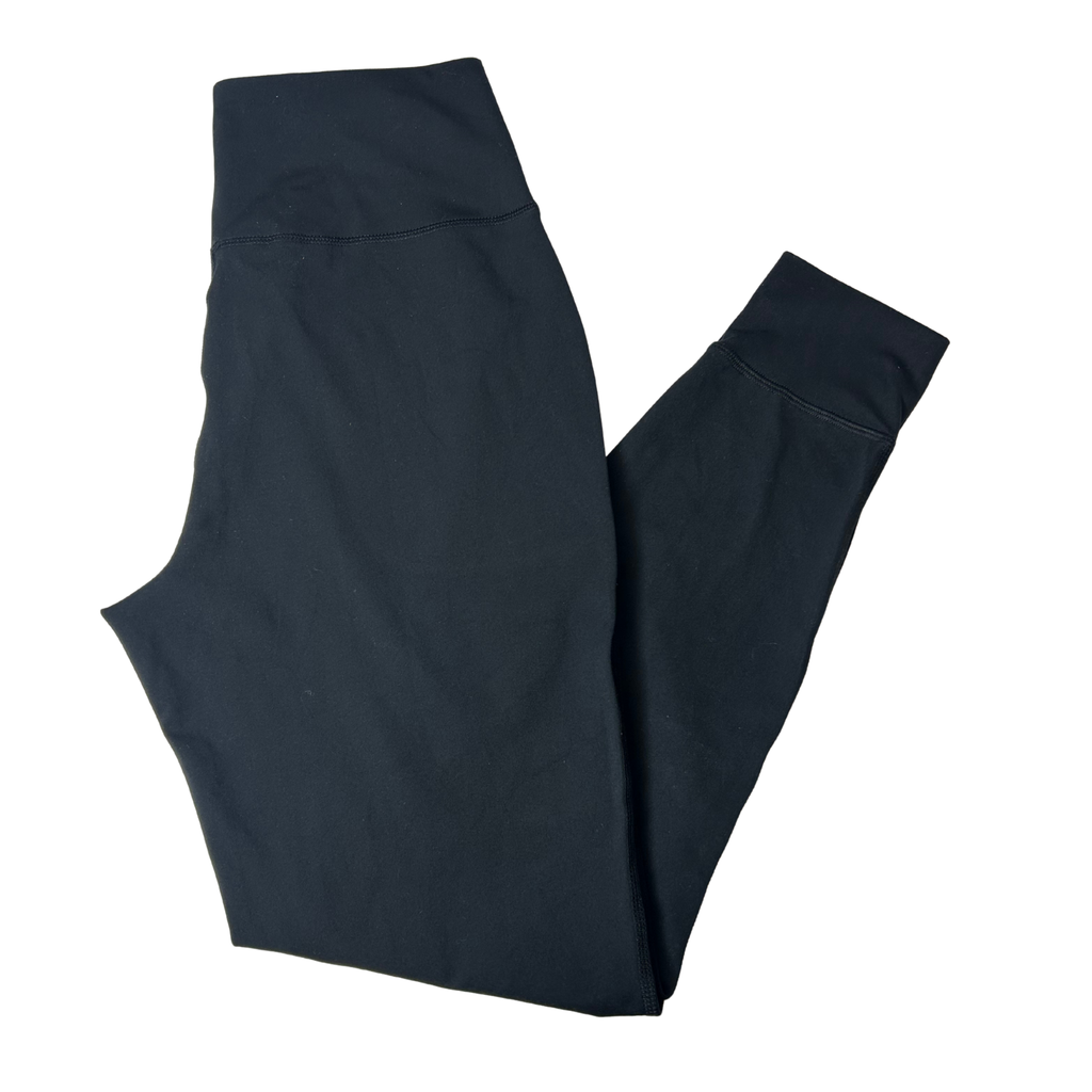Lux Namaste Flow Jogger – Women’s Black Stretch Yoga Pants – Size S
