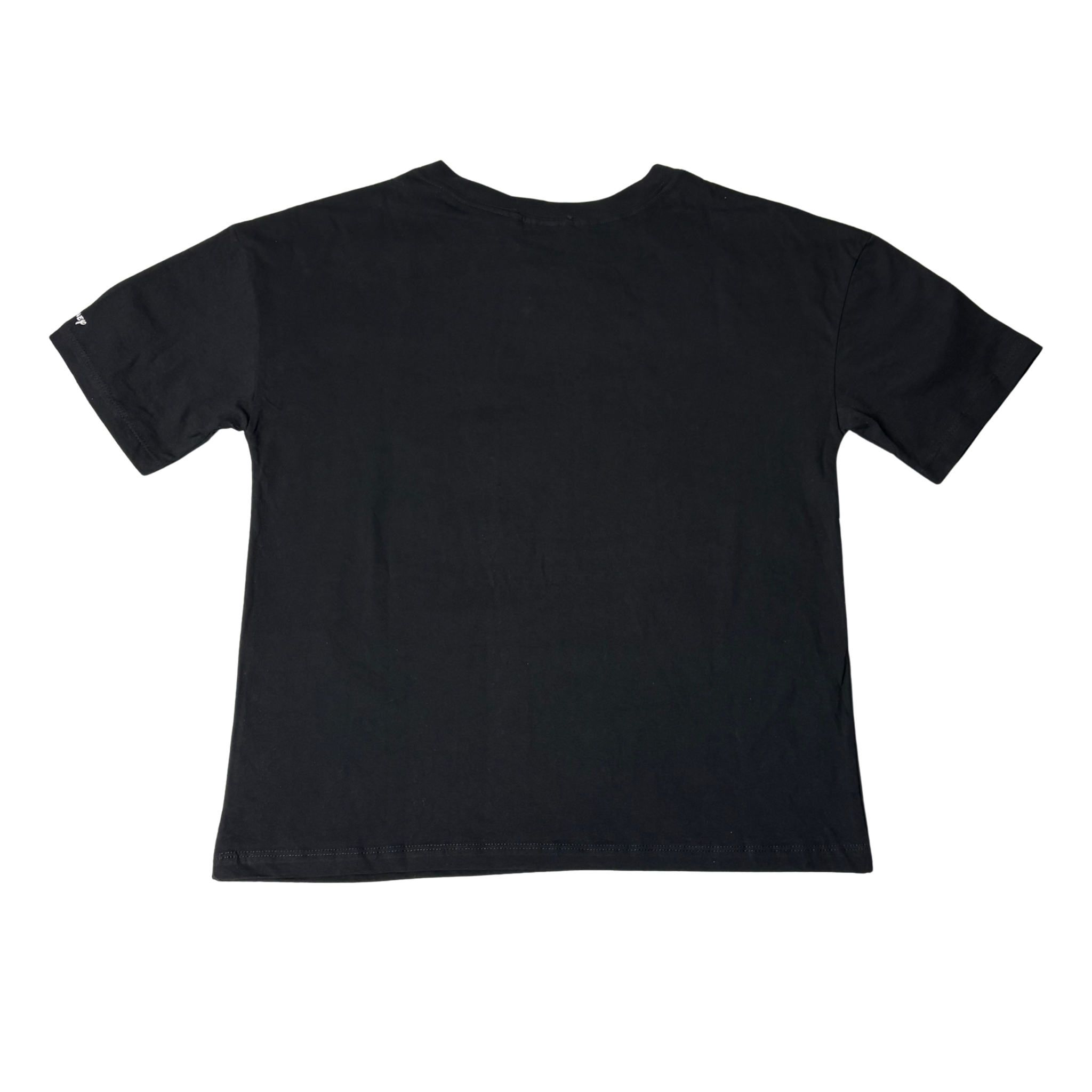 Women’s Black Graphic T-Shirt Short Sleeve 100% Cotton Size S