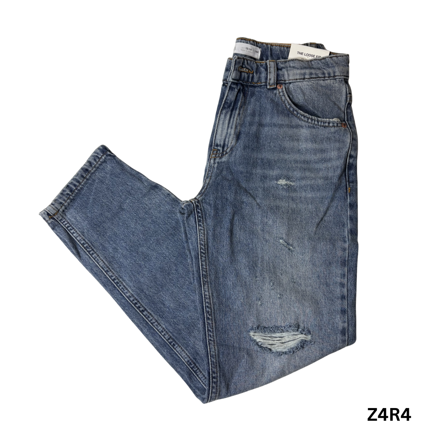 Girls Loose Fit Jeans – Size 13-14 Years