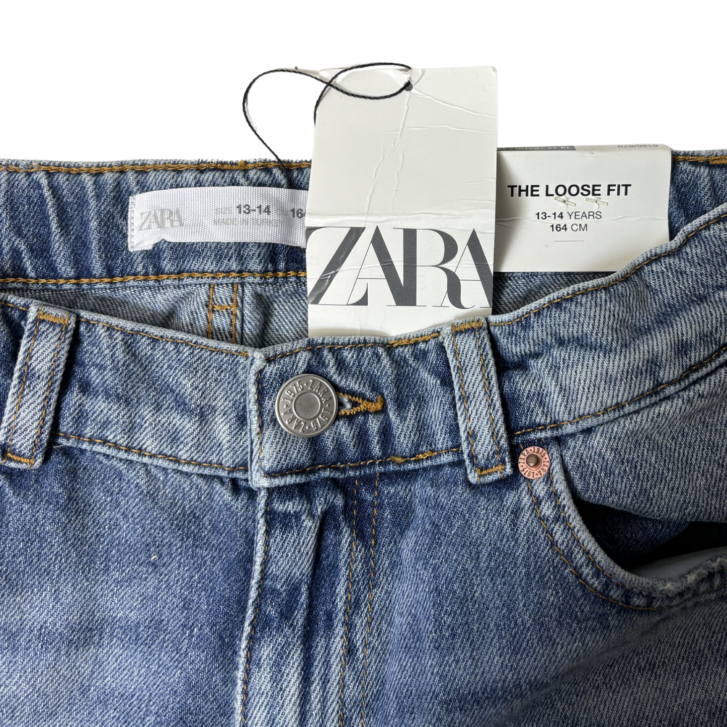 Girls Loose Fit Jeans – Size 13-14 Years