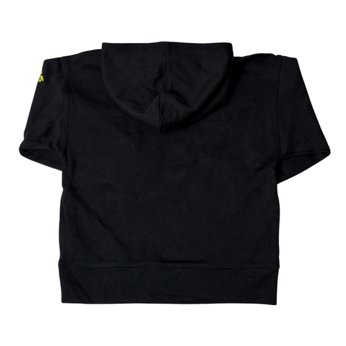 Boys Black Graphic Pullover Hoodie – Size 6