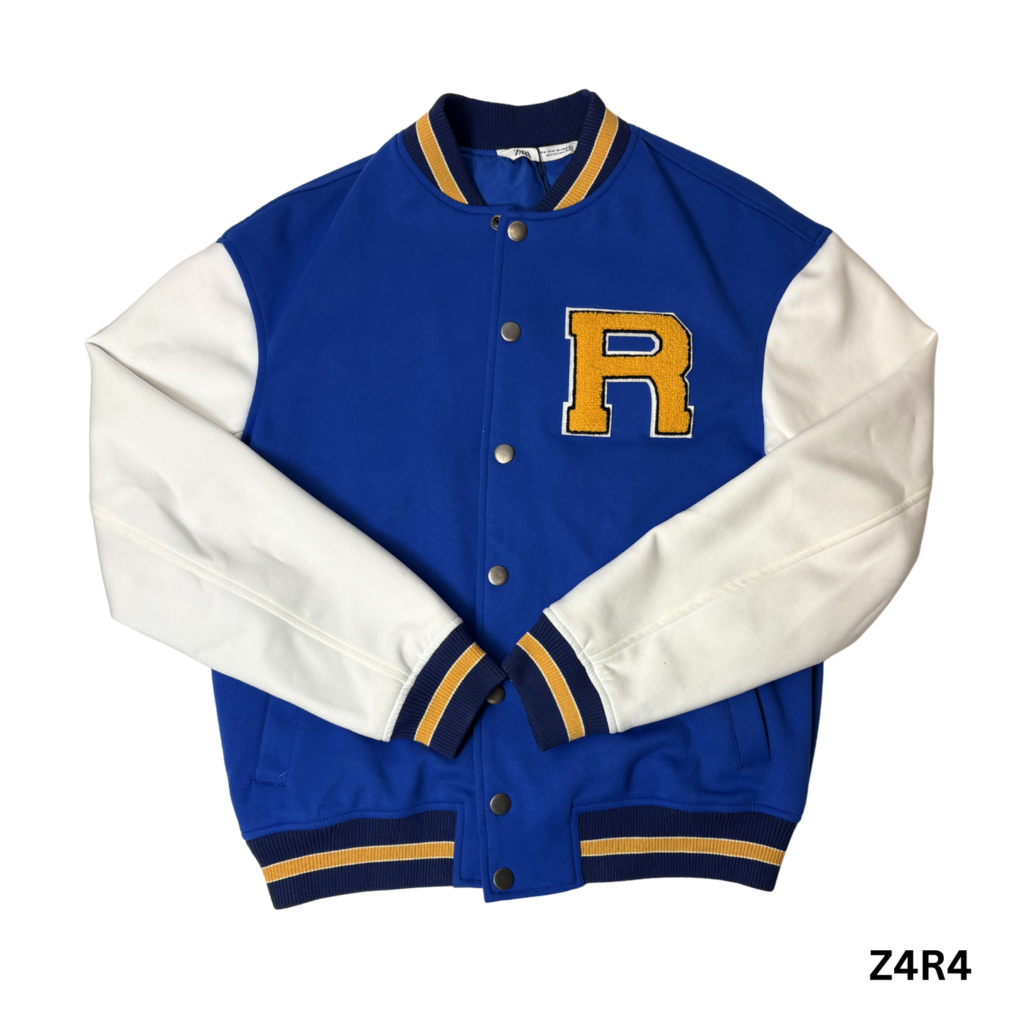 Men’s Blue Varsity Jacket – Size M