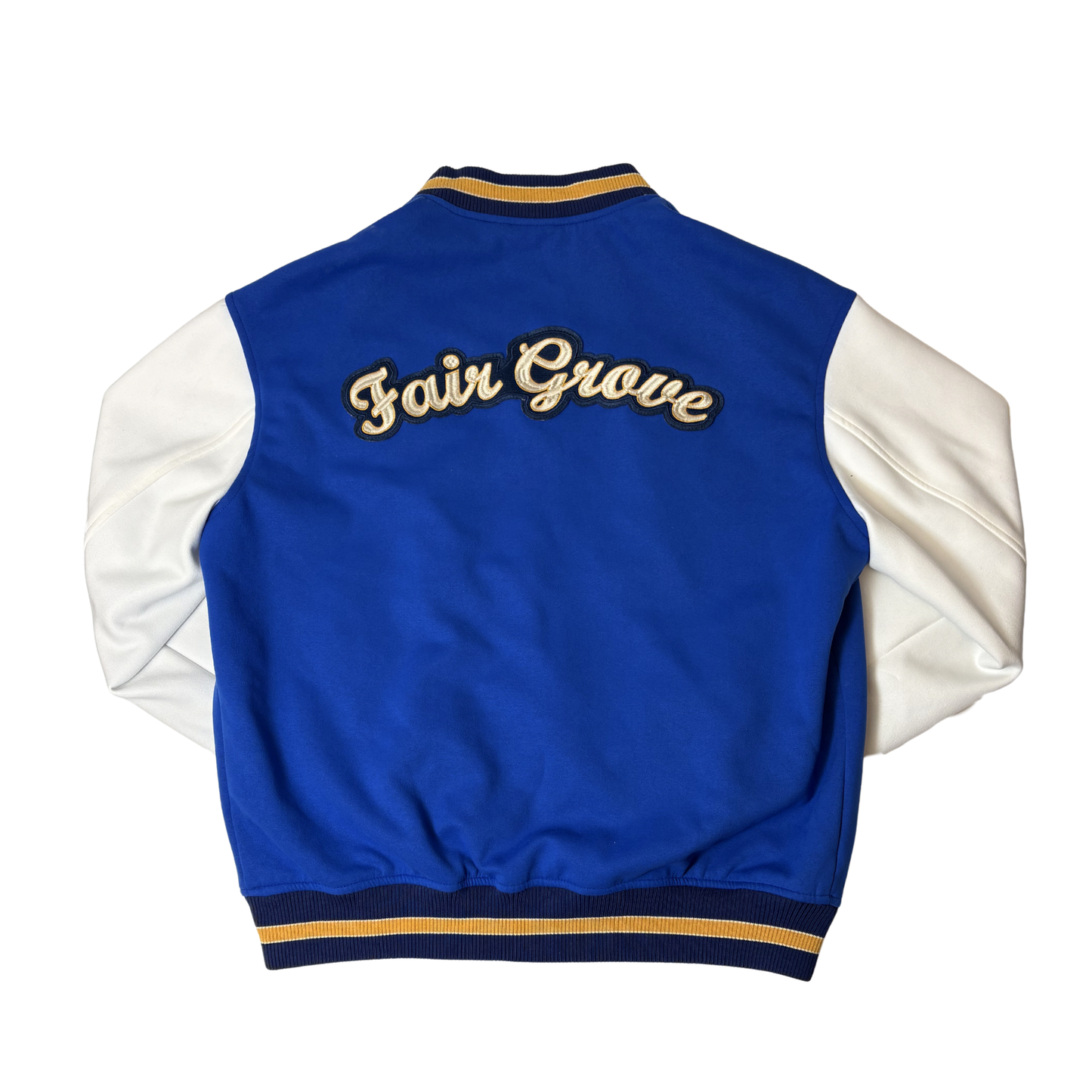 Men’s Blue Varsity Jacket – Size M