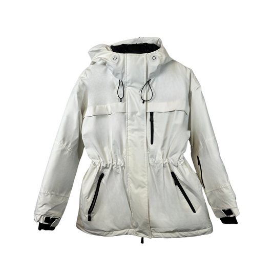 Rare Zara Ski Jacket - White, Size M, Rocco Edition