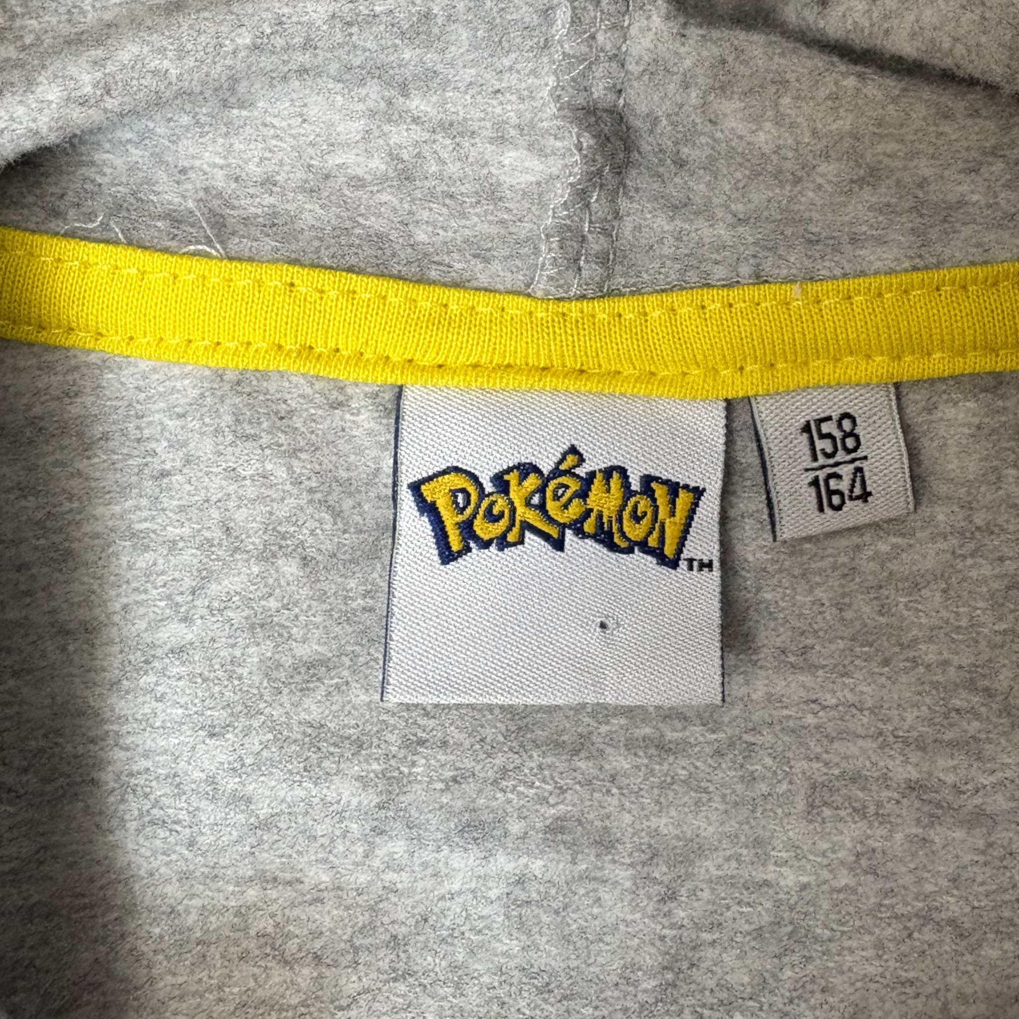 Boys Pokémon Gray Hoodie – Size 13-14 Years