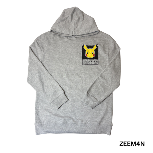 Boys Pokémon Gray Hoodie – Size 13-14 Years