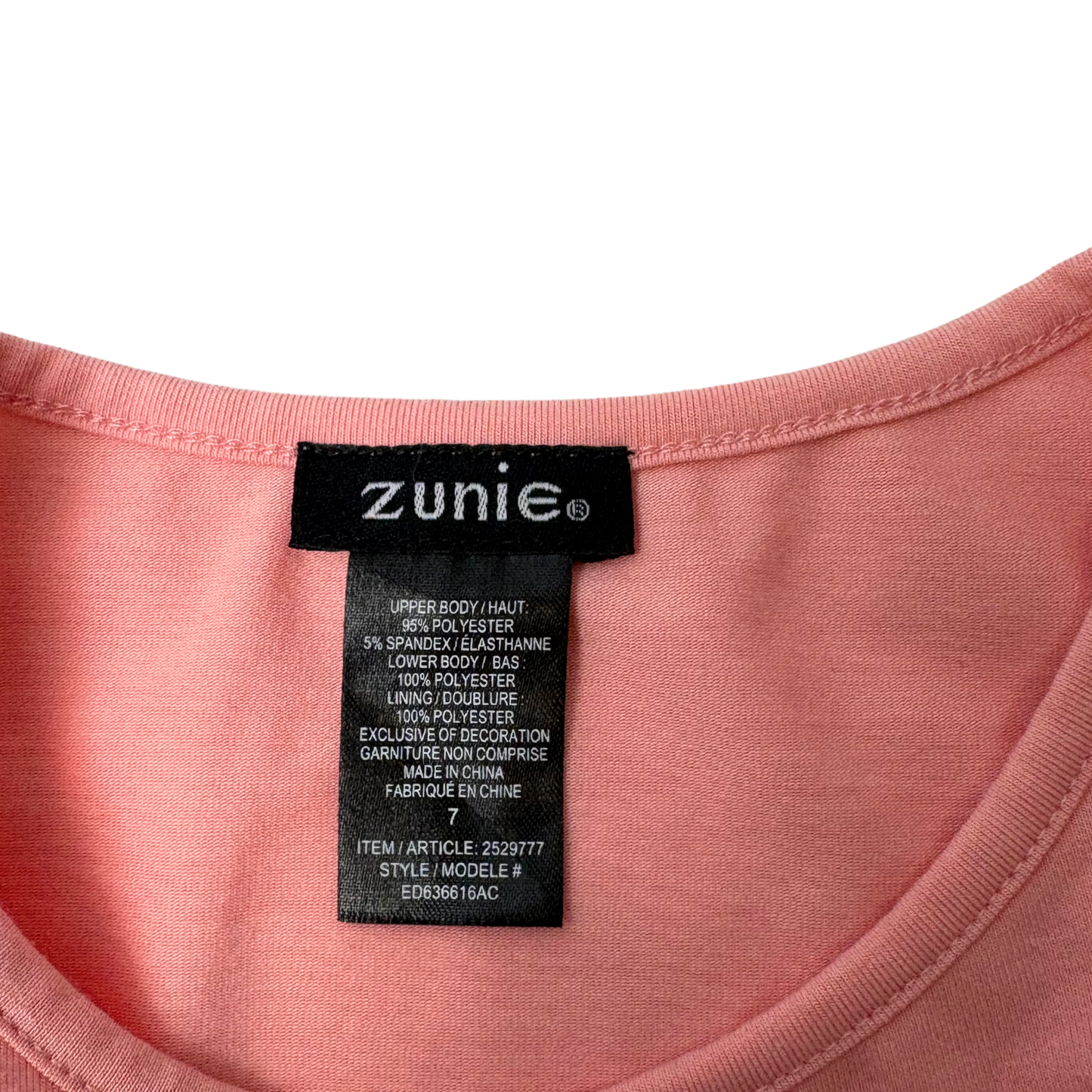 Girls’ Pink Butterfly Tulle Dress Size 7