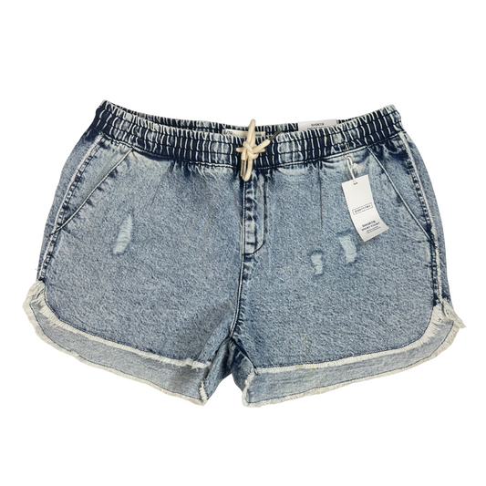 Women’s Denim Shortie Shorts Regular Rise Blue Size XL