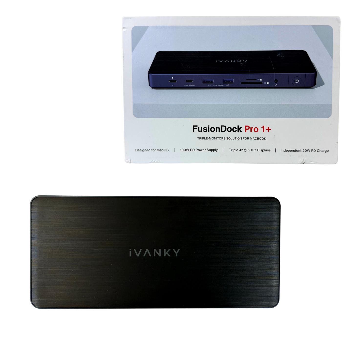 14-in-1 FusionDock Pro 1+ Docking Station for MacBook – Triple 4K Display, 96W PD