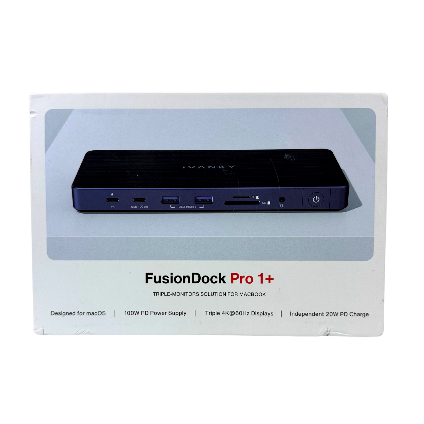 14-in-1 FusionDock Pro 1+ Docking Station for MacBook – Triple 4K Display, 96W PD