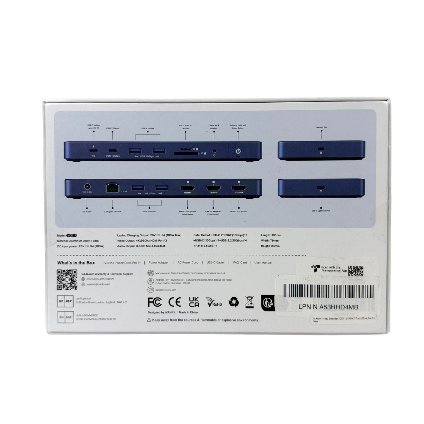 14-in-1 FusionDock Pro 1+ Docking Station for MacBook – Triple 4K Display, 96W PD