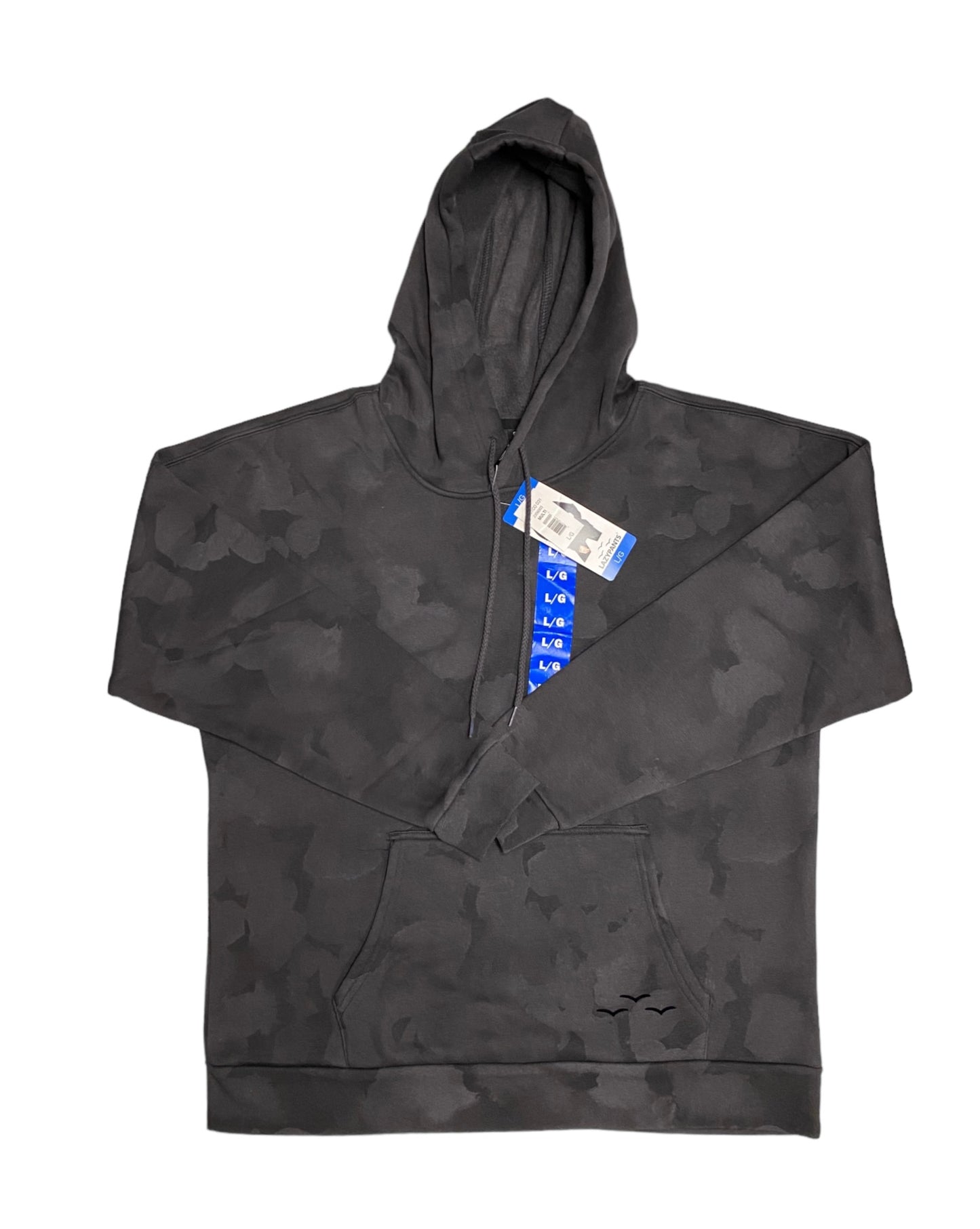 Women's Black Camo Hoodie - L