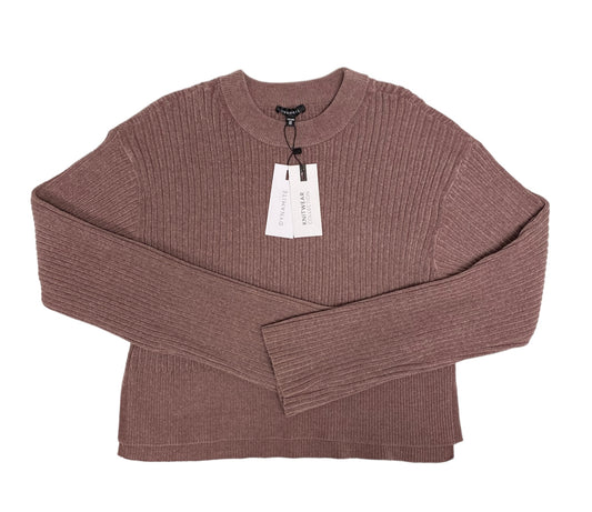 Women's Mauve Crew Neck Sweater - XXS