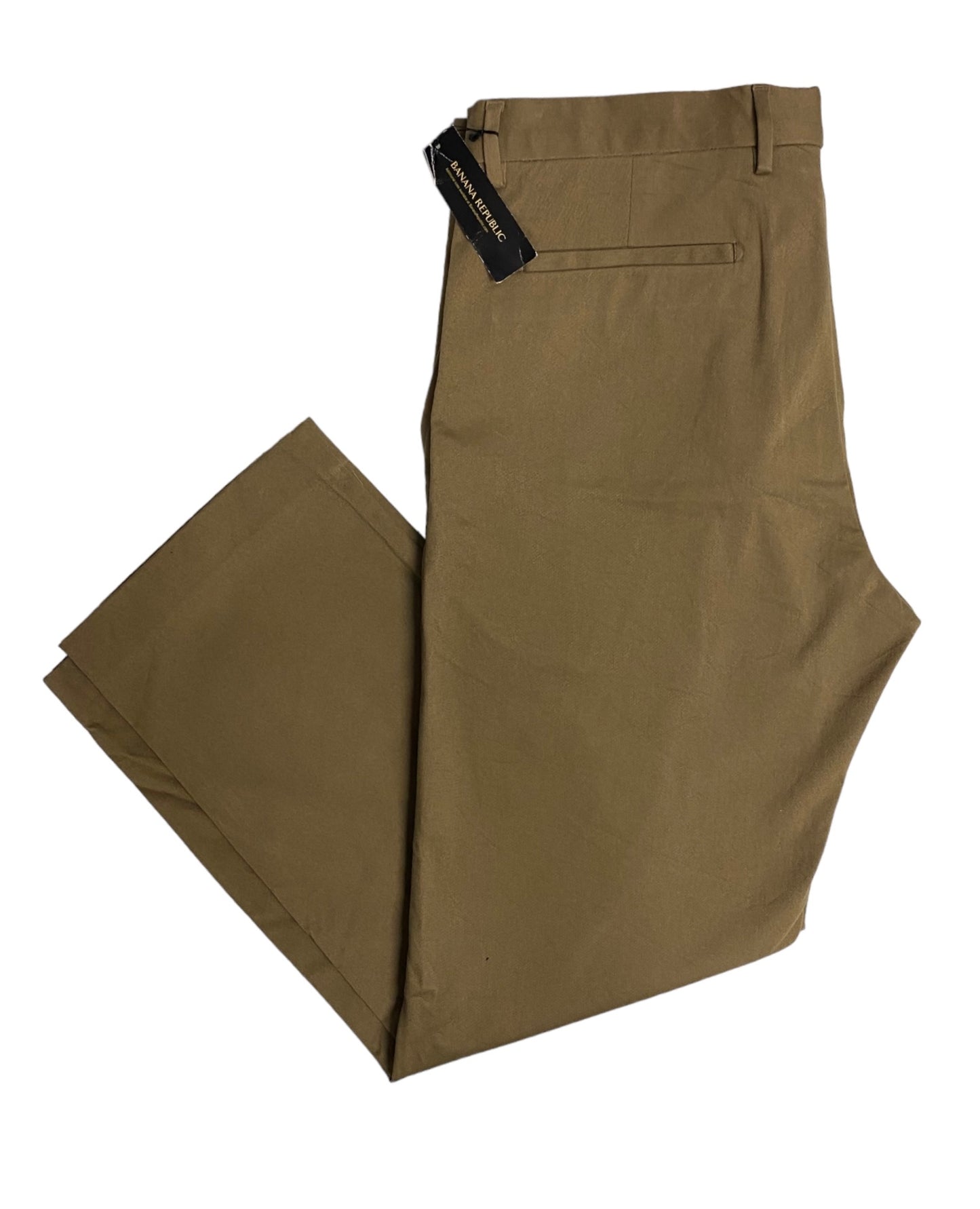 Men's Brown Straight Leg Dress Pants - 36x30