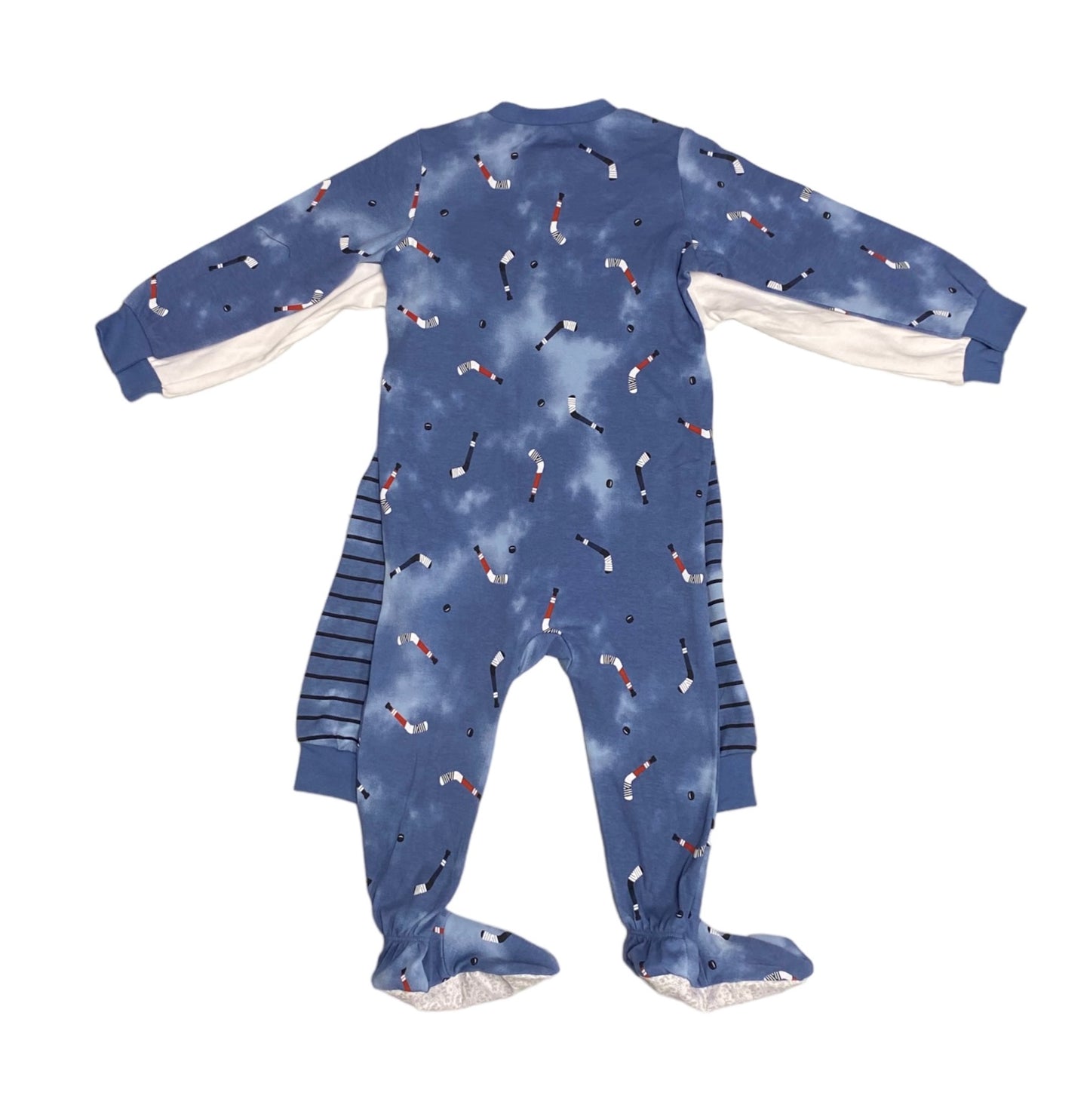 Boys Blue Penguin 3-Piece Pajama Set - Size 2